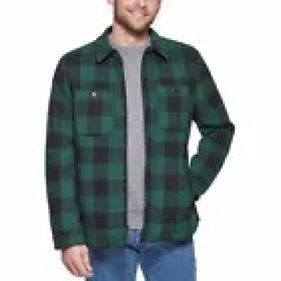 GH Bass & Co Wool Blended Lined Jacket, GREEN, Size 3XL