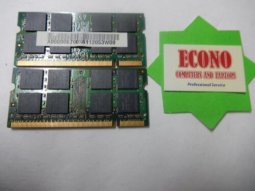 Hynix 2GB (2x1GB) 2Rx8 PC2-5300S DDR2 HYMP512S64CP8 Laptop Memory RAM