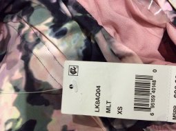 Lucky Brand Smokescreen Ruffle Plunge Monokini One Piece Swimsuit, Multi, XS