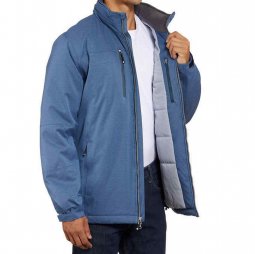 Hi-Tec Men's Burnt Point Waterproof Insulated Jacket, BLUE, S