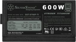 SilverStone Strider Series Fully Modular 600W ATX Power Supply PS-ST60F-TI