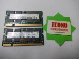Hynix 2GB (2x1GB) 2Rx8 PC2-5300S DDR2 HYMP512S64CP8 Laptop Memory RAM