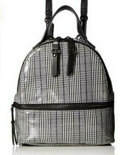 Steve Madden BVal Small Backpack, BLACK - WHITE